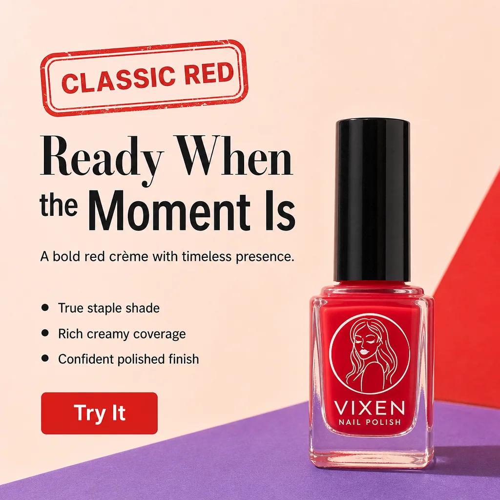 Vixen Nail Polish — generated with Qreates
